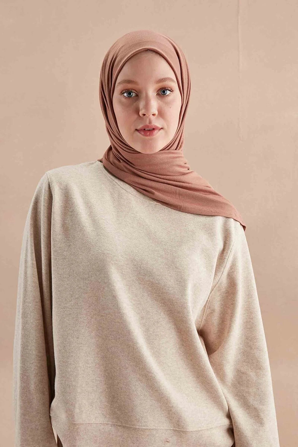 Jersey Schal Soft Pembe