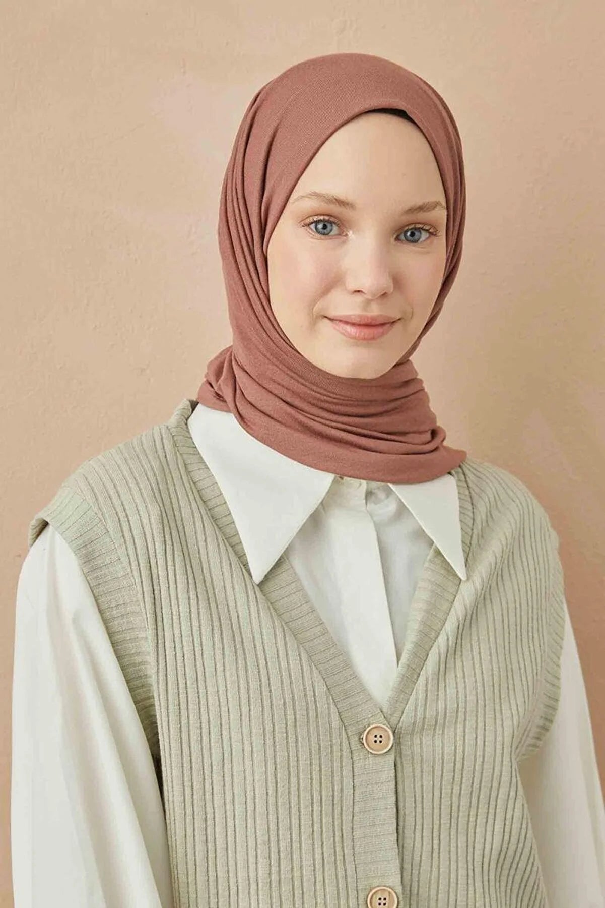 Jersey Schal Vintage Rose