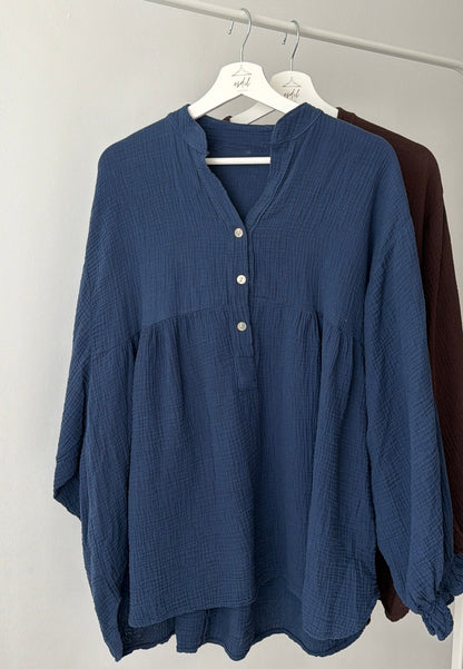 Musselin Bluse
