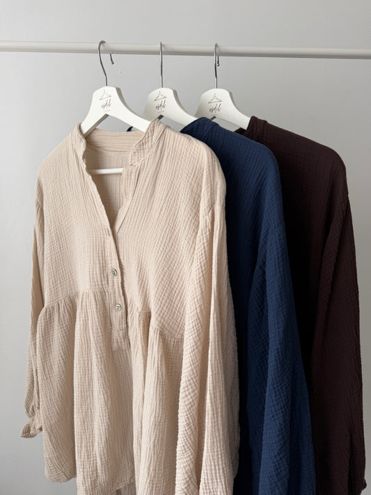 Musselin Bluse