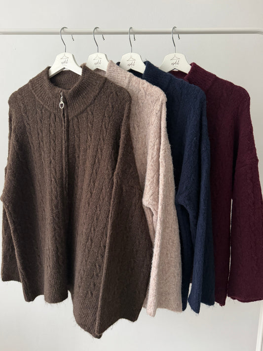 Zopfmuster Cardigan