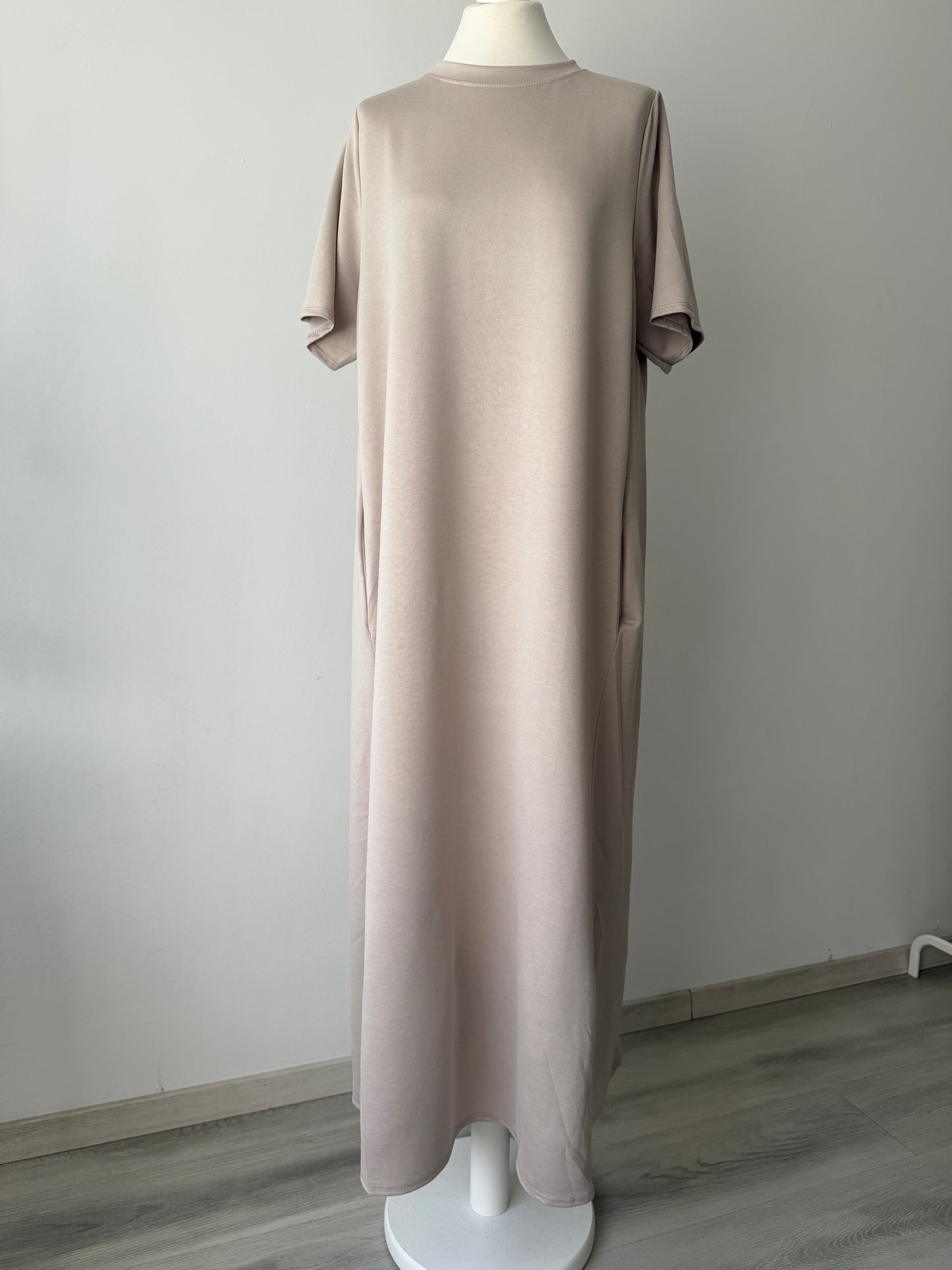 Basic T-Shirt-Kleid