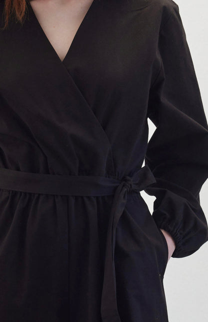 Oversize-Jumpsuit aus Gabardine