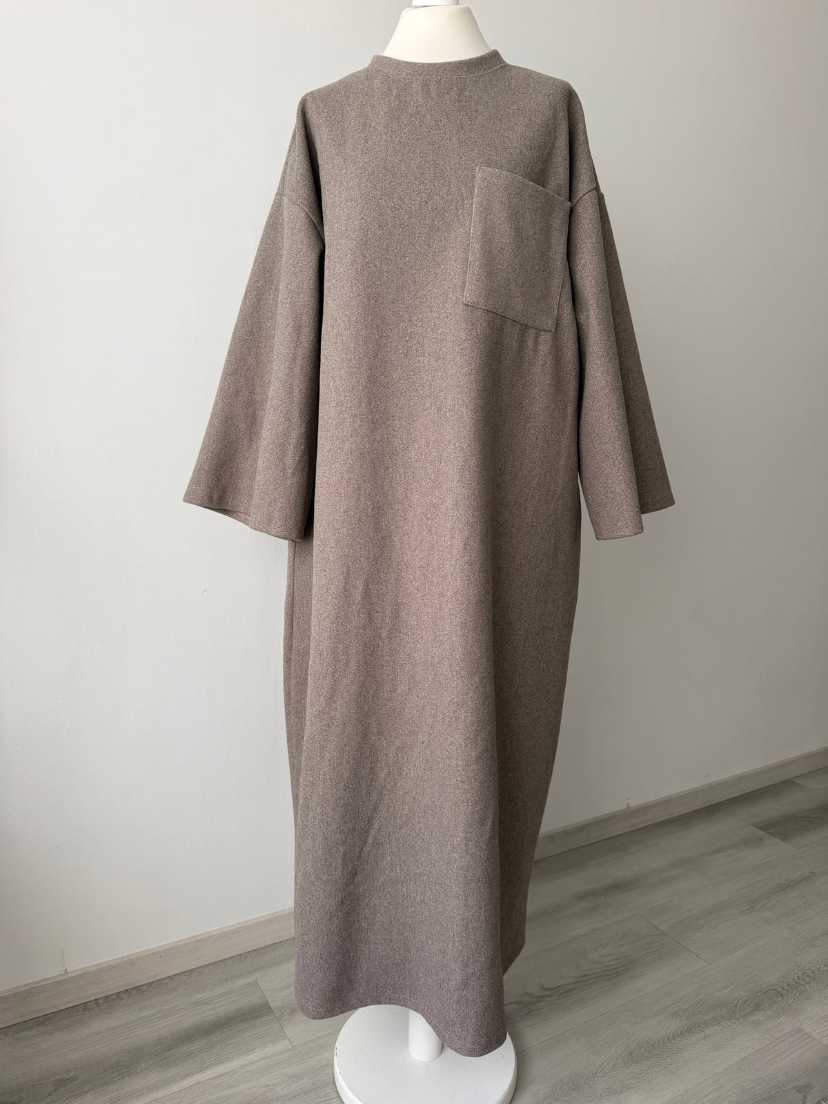 Oversize Fleece Kleid