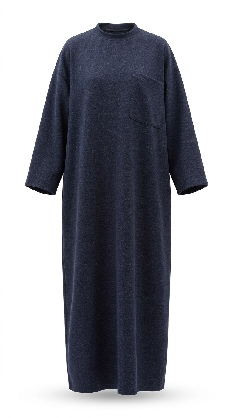 Oversize Fleece Kleid